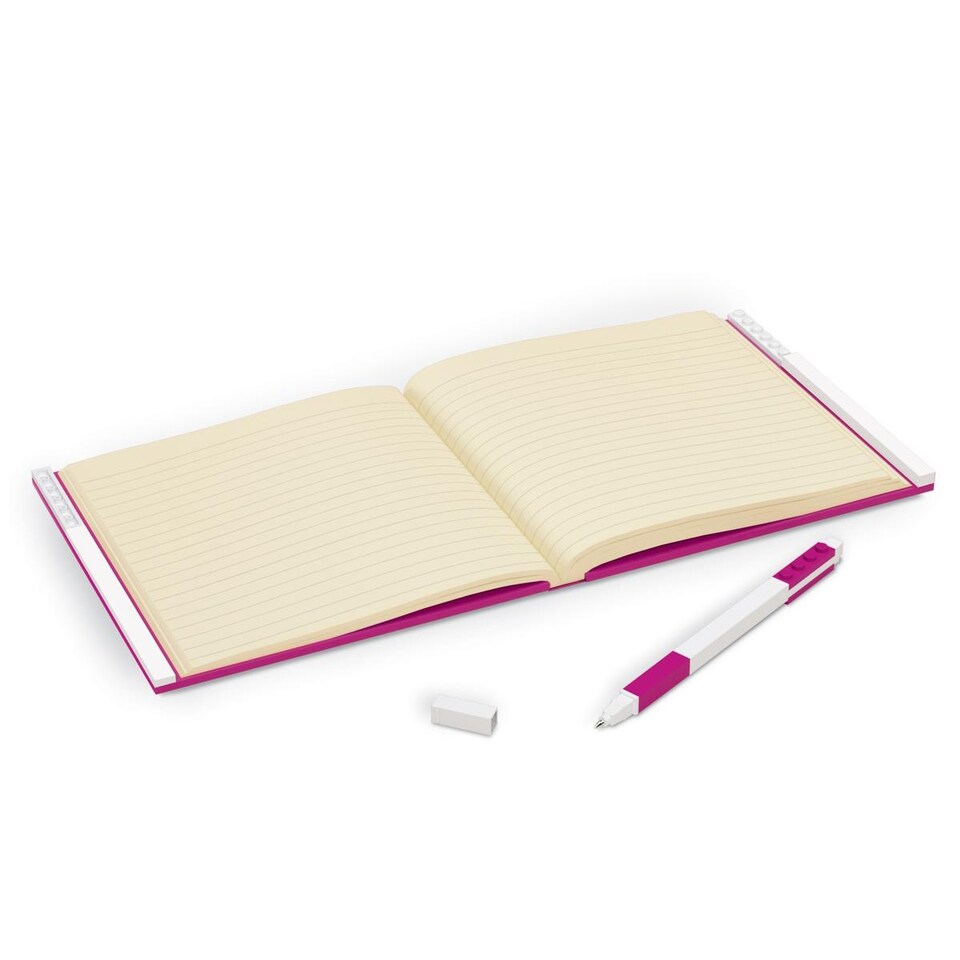 image 1 of Locking Notebook with Gel Pen Assorted Colours
