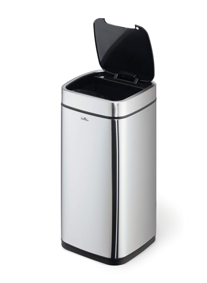 image 1 of Durable Motion Sensor Bin | Smart Automatic Steel Kitchen Waste Bin | 21L Silver | Silver