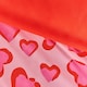 image 4 of OHS Kids Hearts Leopard Microfibre Bedding Set Duvet Cover with Pillowcase | Pink | Pink | Double