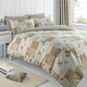 image 1 of Velosso Maya Printed Cotton Blend Duvet Cover and Pillowcase Set Brown | Double