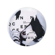 MidOcean Pin Badge - Matt Silver - 5.8cm Multi