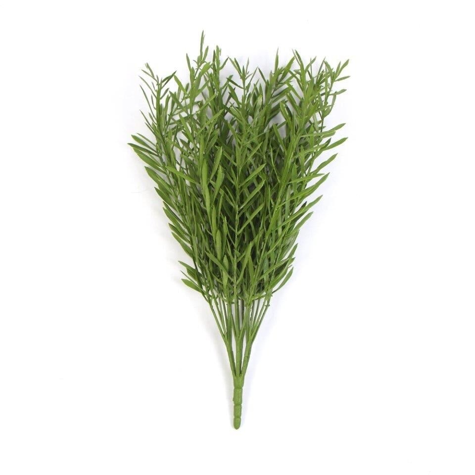 image 1 of Pack of 6 x 40cm Fire Resistant Artificial Foliage Grass Stem