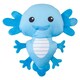 image 5 of Axolotl Soft Toy Cute Plushie Huggable Cuddly Stuffed Toy 20cm Blue