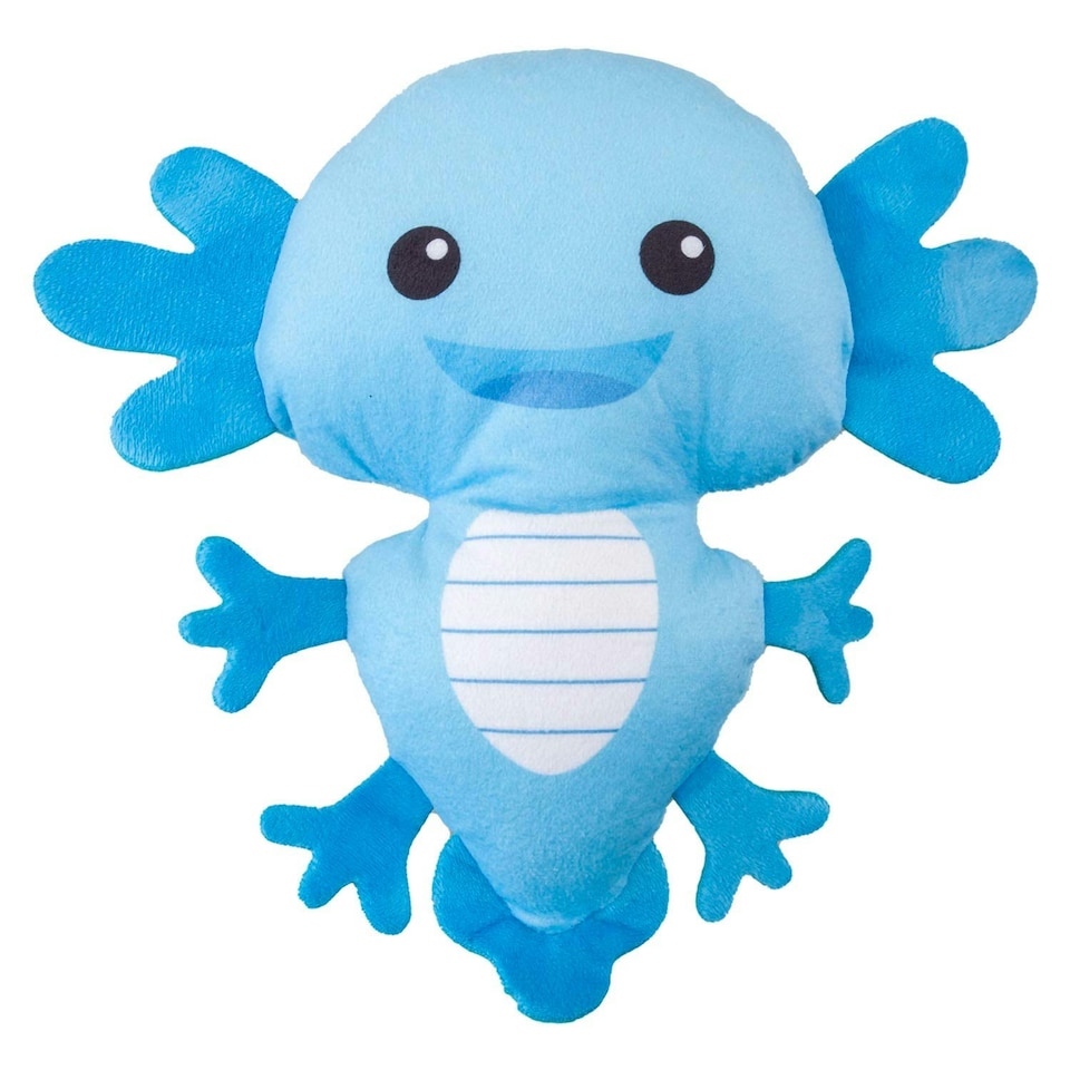 image 1 of Axolotl Soft Toy Cute Plushie Huggable Cuddly Stuffed Toy 20cm Blue