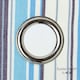 image 4 of Homescapes New England Stripes Ready Made Blue Curtain Pair - 117 x 137 cm Drop | Blue | Blue