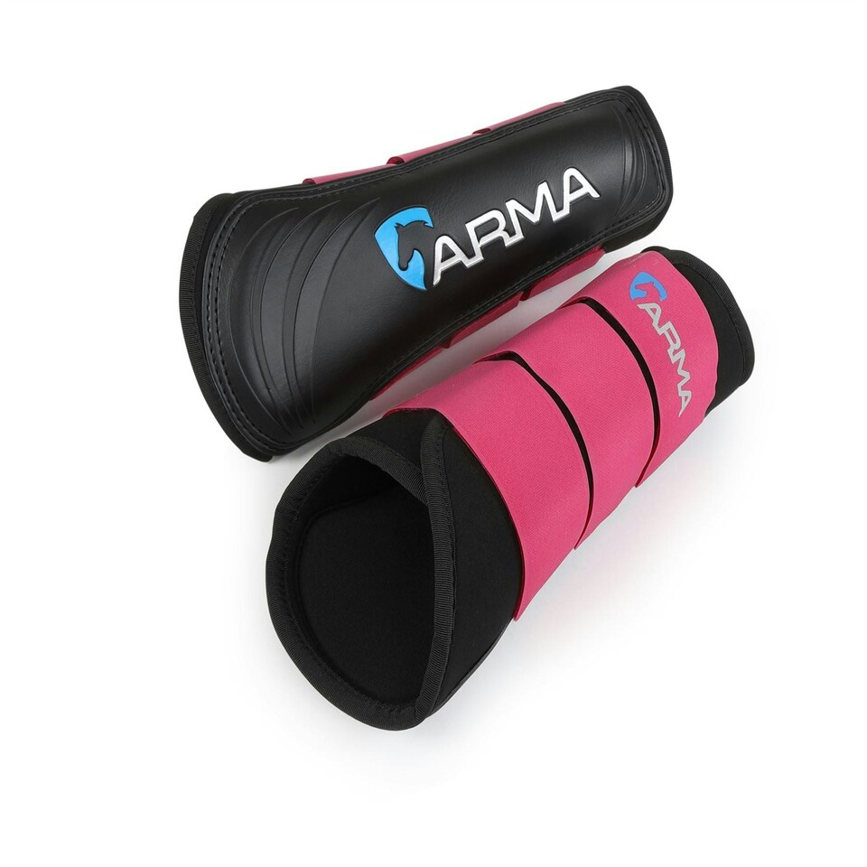 image 1 of Shires ARMA Neoprene Brushing Boots Pink | Size: Full
Colour: Raspberry Pink