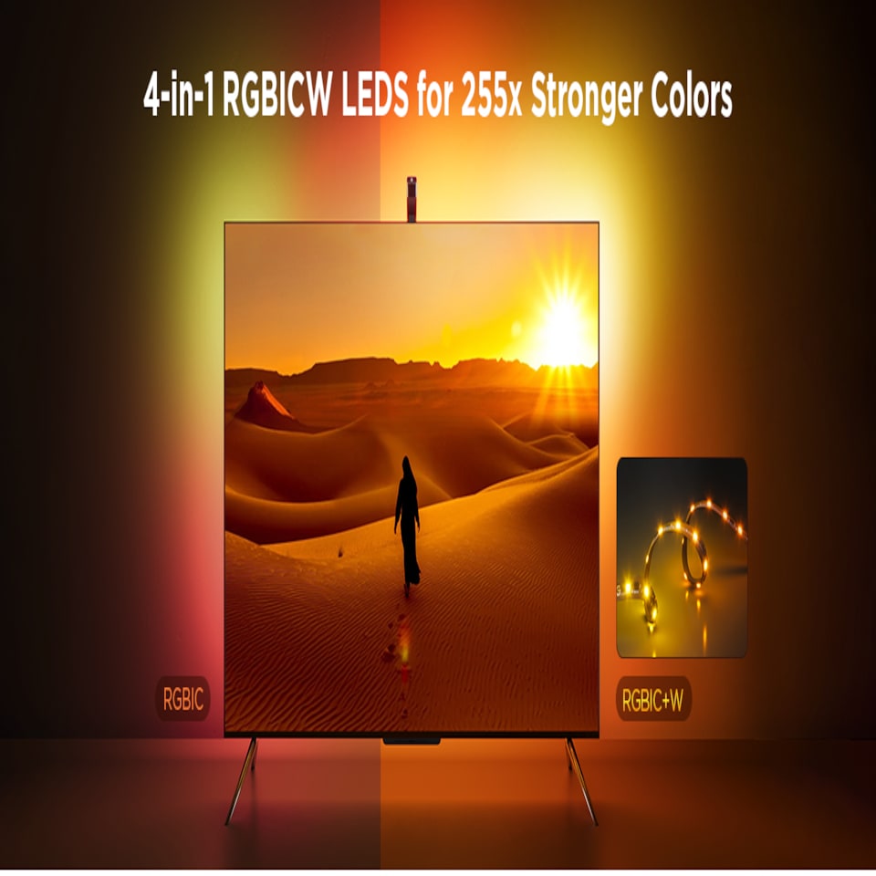 image 1 of Govee H6099 TV Backlight 3 Lite 75-85"