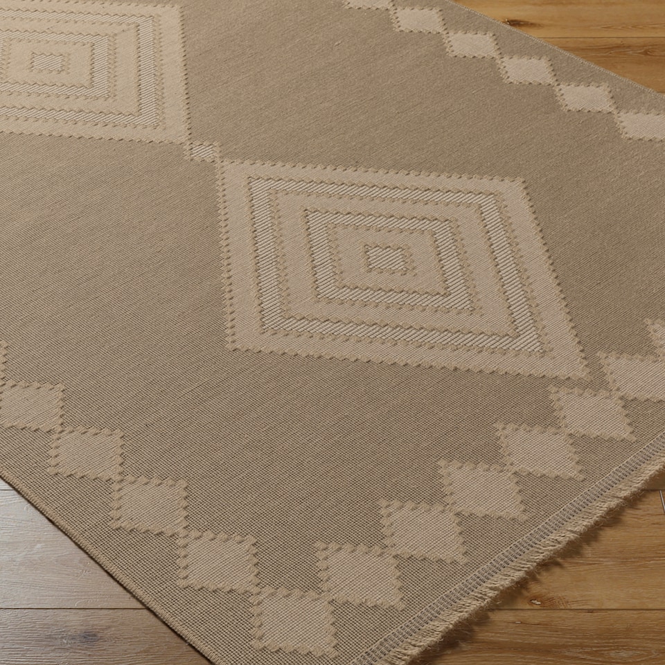 image 1 of LIVABLISS Mystery-Washable Modern Jute Rug 158 x 213 cm | Tan Beige Ivory