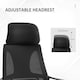 image 8 of Vinsetto Mesh Back Office Chair w/ Adjustable Height Padded Headrest Black