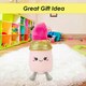 image 3 of Lipstick Soft Toy Cute Plushie Huggable Cuddly Stuffed Toy 18cm Pink