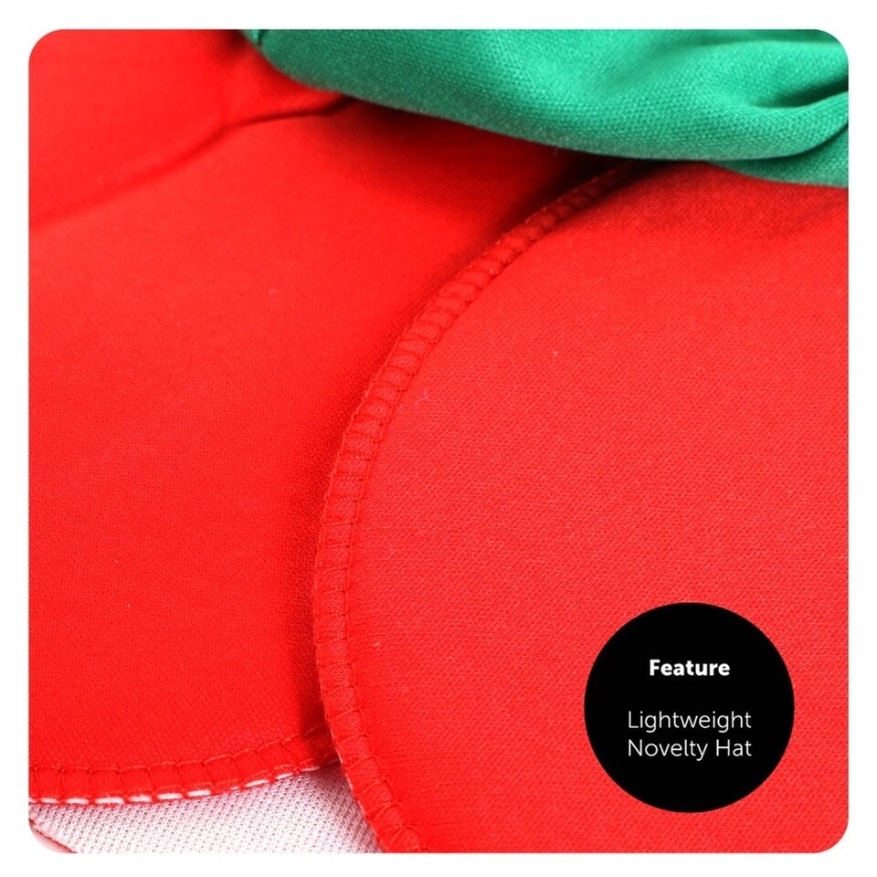 image 1 of Pack of 1 English Rose Hat & Red Nose Red | One Size