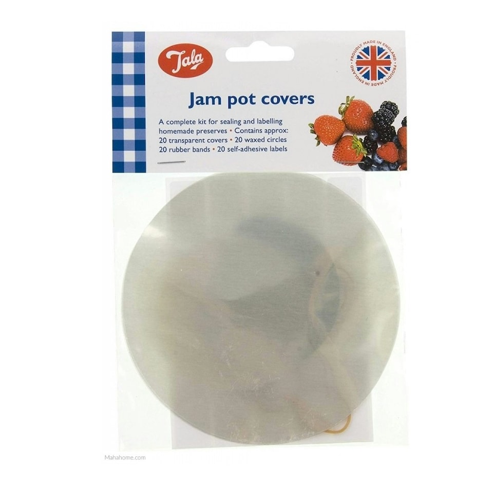 Tala Jam Pot Covers - Transparent - 15.6 x 13cm