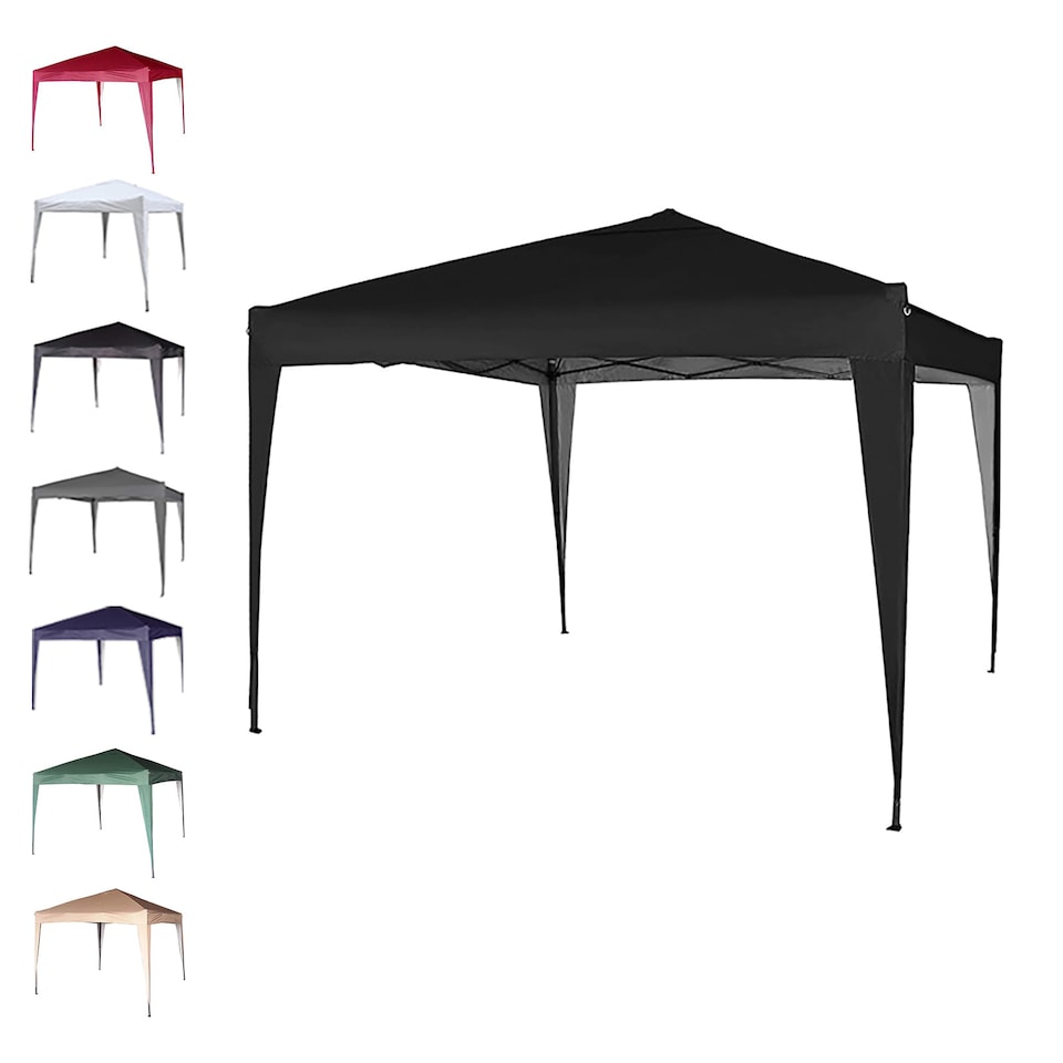 image 1 of MCC Direct Gazebo 3x3 Pop up Black | Black | Black