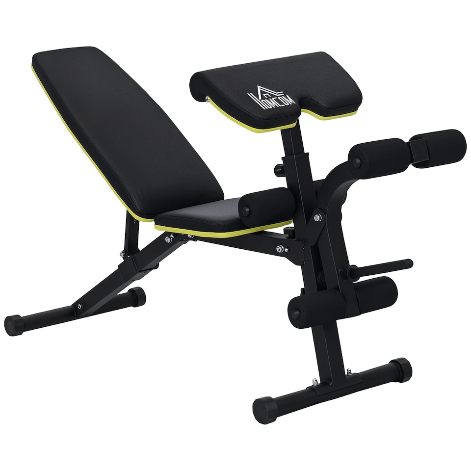 image 1 of HOMCOM Multi-Functional Sit-Up Dumbbell Weight Bench Adjustable Home Gym