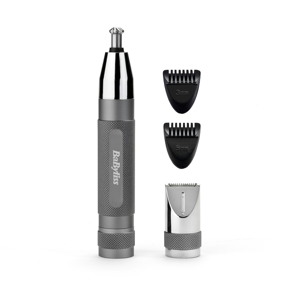 BaByliss 7066U Men Super-X Metal Series Nose, Ear & Eyebrow Trimmer