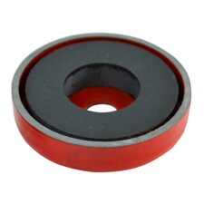 Faithfull Shallow Pot Magnet - Multi Colour - 50.8 x 8.0mm Power 10.0kg