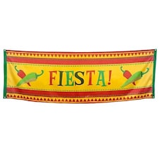 Mexican Fiesta Polyester Banner 220cm