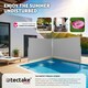 image 7 of Double-sided retractable awning & privacy screen Grey | 200 x 600 cm