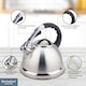 image 3 of Buckingham Stainless Steel Whistling Kettle Induction & Stove Top 3.5 Litres