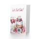 image 2 of Let's Eat Cake Fruit Wine Flowers Watercolour Her Birthday Card