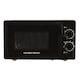 image 1 of Hamilton Beach 20L Manual Black Microwave With Stainless Steel Cavity