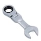 image 5 of Imperial SAE AF Stubby Flexi Headed Ratchet Spanners Spanner 5/16" - 3/4" 7pc