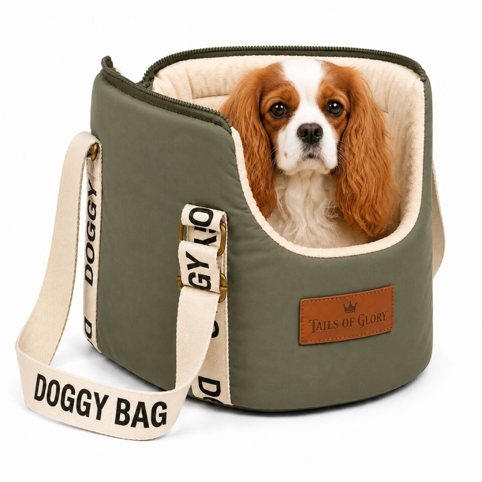 image 1 of Tails of Glory Cocoon Bag Green Large