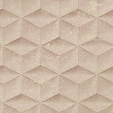 Sample of Architectural Concrete Wallpaper in Blush and Gold Multi