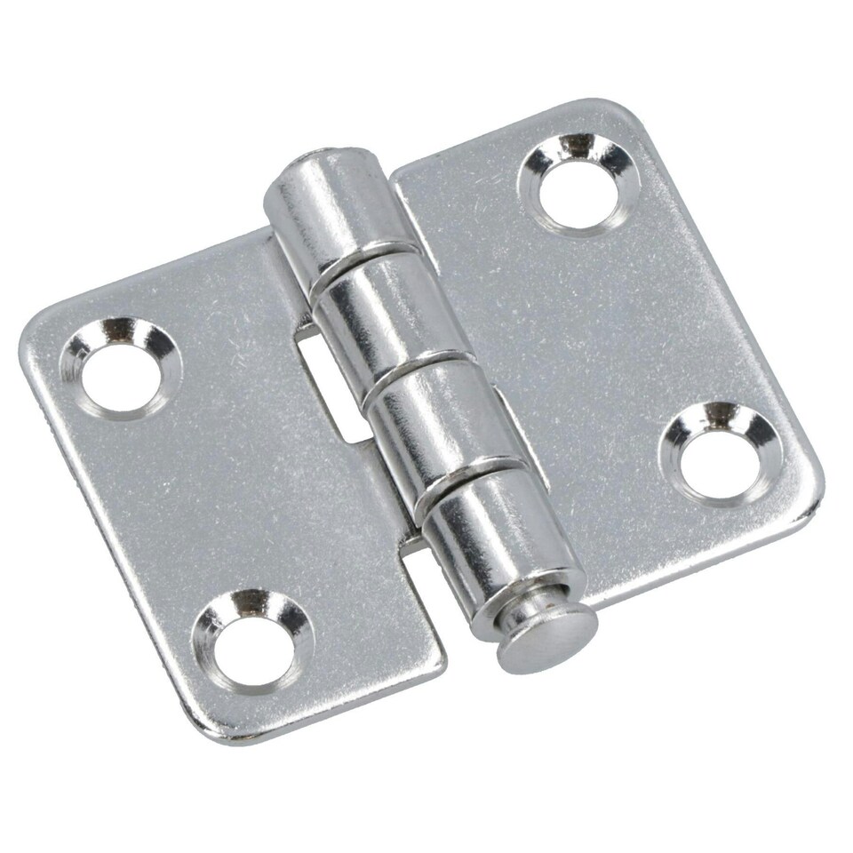 image 1 of Cabin Door Hinges 3 PACK Stainless Steel for Boat Yacht Motor Home Locker Marine Silver