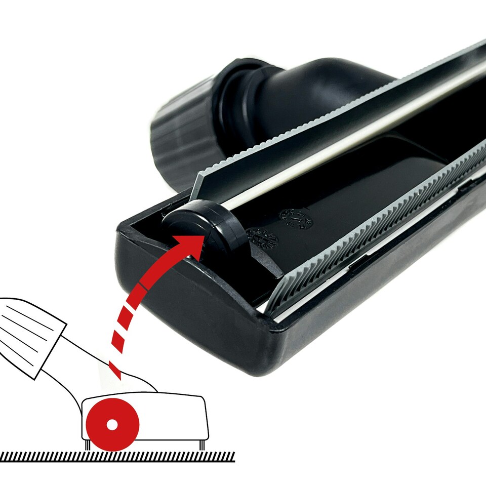 image 1 of SPARES2GO Universal Vacuum Cleaner Squeegee Floor Nozzle Wet Pick Up Tool 30mm to 38mm