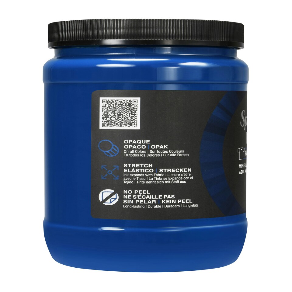 image 1 of Speedball Flex Screen Printing Fabric Ink, Mineral Blue, 32oz
