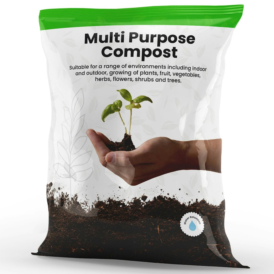 image 1 of 60 Litre Nutrient Rich Multi Purpose Garden Compost Bags With Improved Water Retention
