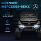image 5 of HOMCOM 12V Licensed Mercedes-Benz Unimog, Kids Electric Ride on Car - Black