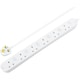 image 1 of Masterplug 13A 6 Socket Individually Switched Extension Lead 2m, White