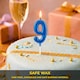 image 7 of Blue 9 Number Candle  Birthday Anniversary Party Cake Decorations Topper | Blue