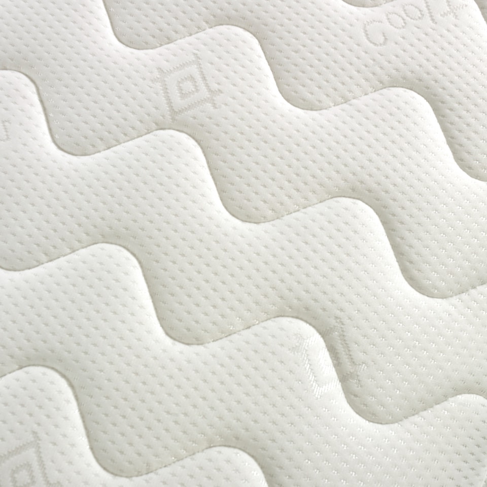 image 1 of Close Wave Hybrid Mattress - 20cm Deep, Deep Quilted Soft Sleep Surface | White | Single