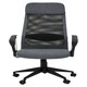 image 2 of Interiors by Premier Brent Black Mesh And Grey Fabric Home Office Chair