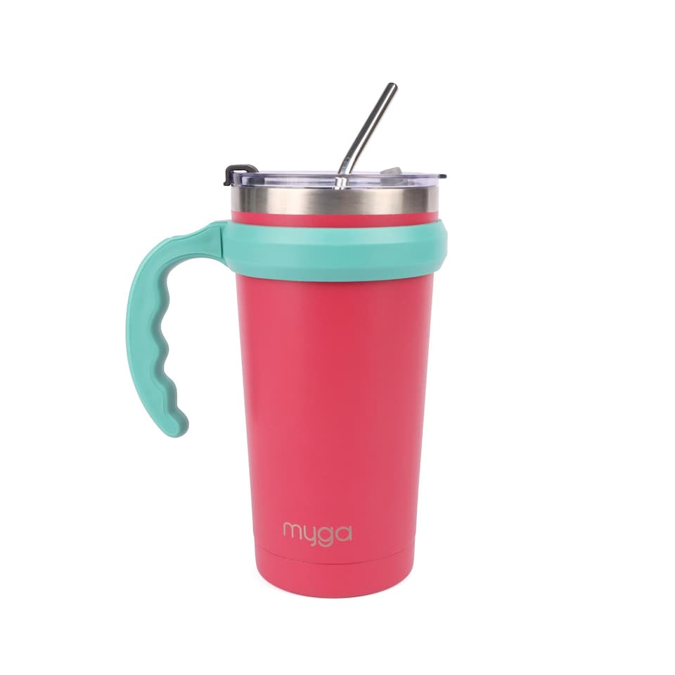 image 1 of MygaCapri Insulated Coffee Cups - Pink