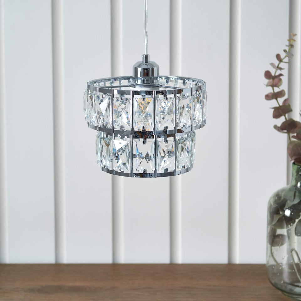 image 1 of Darla Clear Ceiling Pendant Shade