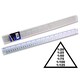 image 5 of 30cm Triangular Scale Ruler In Case by Premier Universal