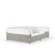 image 1 of Signature Platinum 2000 Pocket Sprung Seal Grey Naples Velvet Divan Set Double