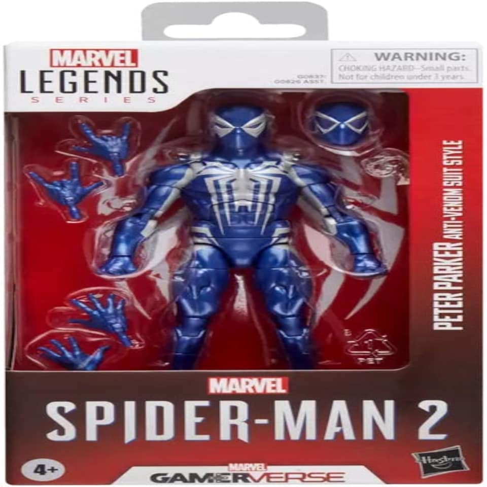 image 1 of Marvel Legends Series Gamerverse - Spider-Man 2: Peter Parker (Anit-Venom Suit) Action Figure