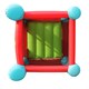 image 4 of Happy Hop Bouncy Castle with Safety Enclosure