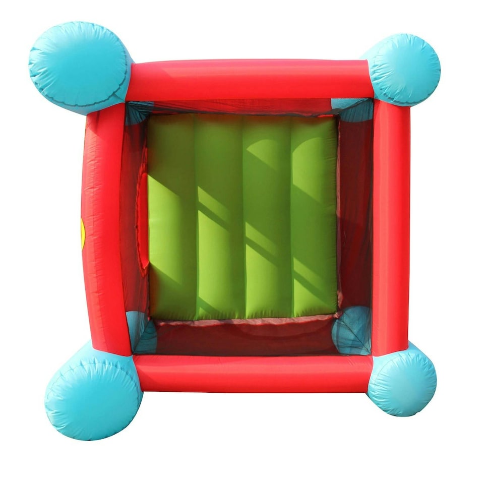 image 1 of Happy Hop Bouncy Castle with Safety Enclosure