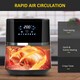 image 6 of HOMCOM Air Fryer 4.5L 1500W with Digital Display Rapid Air Circulation Timer