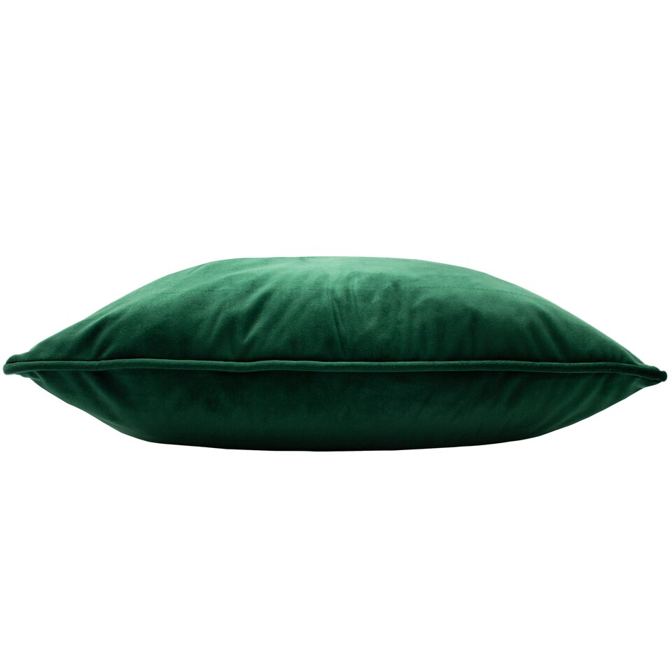 image 1 of Paoletti Hortus Embroidered Bee Cushion, Emerald, 50 x 50cm