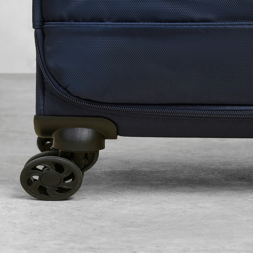 image 1 of Rock Paris Medium Suitcase Navy | Blue | Medium