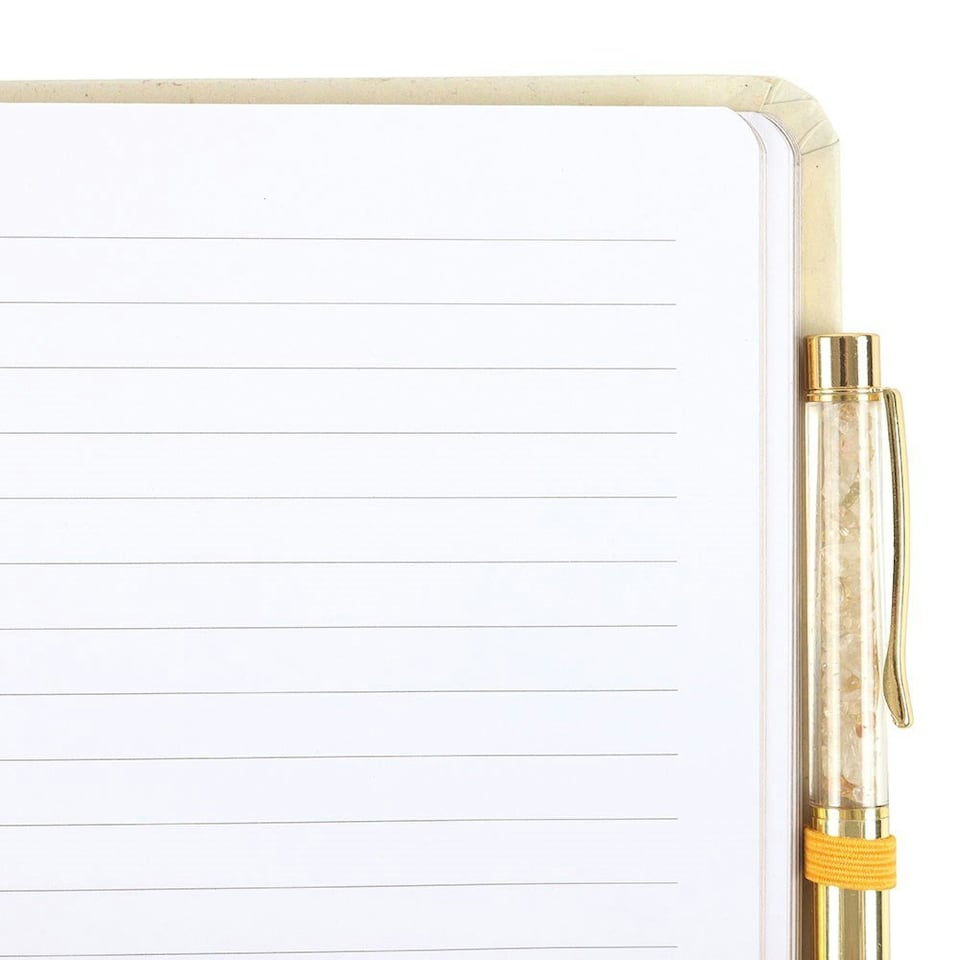 image 1 of Summer Solstice Intention Journal with Citrine Pen