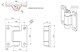 image 4 of Stainless Steel Hinge Heavy Duty 58x59mm Industrial Door Hatch Locker 2PK | Silver