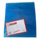 image 1 of Pack of 12 Janrax A4 Blue Document Wallets - Button Stud Folder